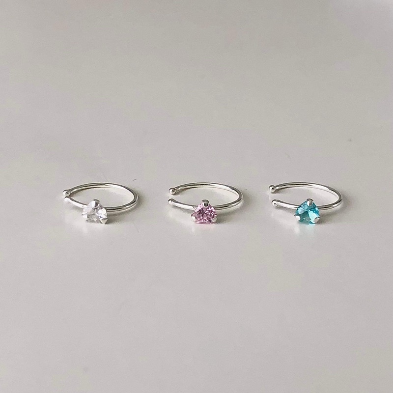 Winterwinter Jewelry Silver925 : เครื่องประดับเงินแท้ ear cuff ต่างหูหนีบไม่ต้องเจาะ(ราคาต่อข้าง)