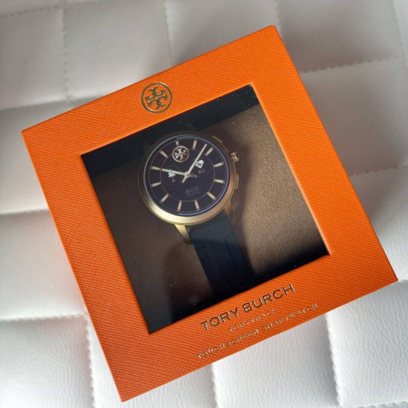 แท้💯Tory burch gigi smartwatch แบบtouch screenหน้าจอได้ สายซิลิโคนยาง size  40mm | Shopee Thailand