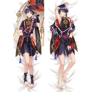 ปลอกหมอน ลายเกม Genshin Impact Scaramouche Dakimakura ขนาด 60x180 ซม. สําหรับห้องนอน