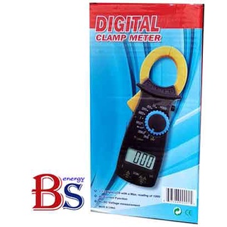 ดิจิทัล แคล้มป์ มิเตอร์ Digital Clamp Meter วัดโวลท์ วัดแอมป์ 600V