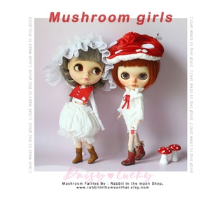 🍄พร้อมส่ง🐤 Mushroon Fairies ชุดน้องเห็ดเเสนสวย สำหรับบลายธ์