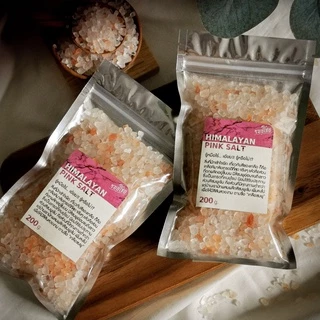 เกลือชมพู รมย์โชย 200 กรัม เกรดยุโรป เน้นขาว-ชมพูอ่อน (Himalayan Pink Salt / เกลือหิมาลายัน)
