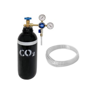 UMEGA ชุดถัง CO2 UGAS 0.5คิว พร้อมเกจ์&amp;สาย (บรรจุ CO2 2กก., งานเครื่องดื่ม)