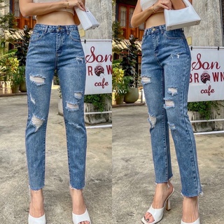 พร้อมส่ง 💫 Pola Jeans 🥤กางเกงยีนส์ขายาว🥤