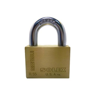 กุญแจลูกปืน SOLEX R55 55 MM PB SOLEX 55MM R55 PB PADLOCK