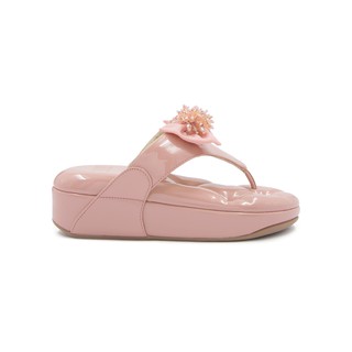 SHU SOFASHOES SWEETCHIC GLOSSY FLAMINGO PINK รองเท้าแตะหญิง