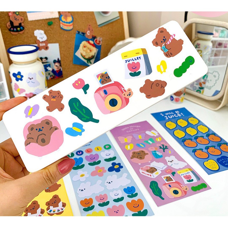 สติกเกอร์ ไดคัท Milkjoy สติ๊กเกอร์น่ารัก สติ๊กเกอร์ติดไอแพด สติ๊กเกอร์ติดมือมือ