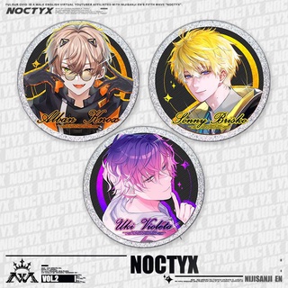 Yb2 เข็มกลัด ลายการ์ตูนอนิเมะ Noctyx NIJISANJI Vtuber Alban Sonny Uki Pins BY2