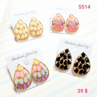 🌟ต่างหูแฟชั่นสีหวานสุดเก๋🌟