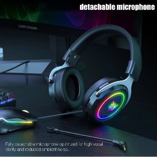 ONIKUMA X10 Gaming Headphone Wired หูฟังเกมมิ่งไฟ RGB