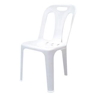 PLASTIC CHAIR SPRING WHITE เก้าอี้พลาสติก  สีขาว โต๊ะและเก้าอี้ เฟอร์นิเจอร์นอกบ้าน สวนและอุปกรณ์ตกแต่ง PLASTIC CHAIR  W