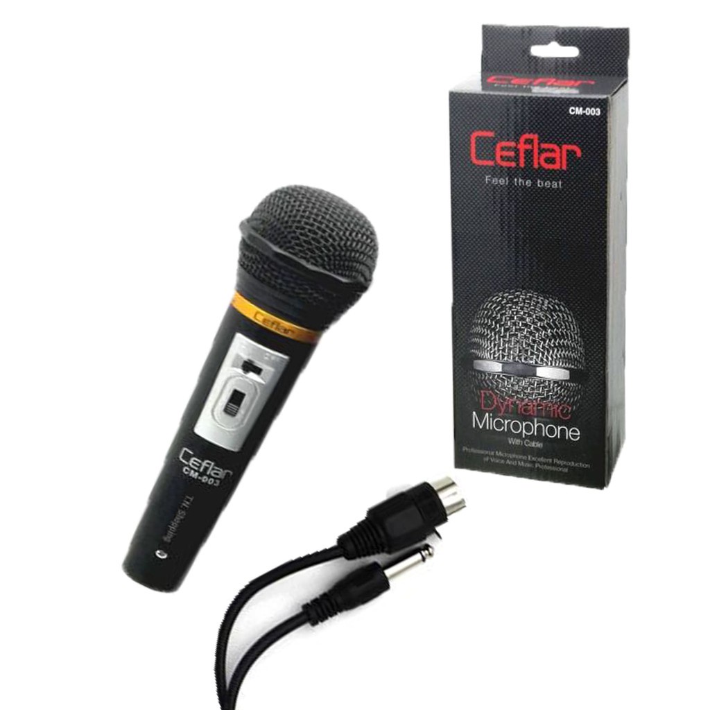 Ceflar CM-003 Microphone ไมค์โครโฟน (Black)