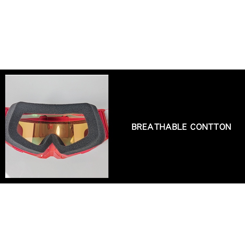 ORZ แว่นตาหมวกกันน็อคมอเตอร์ไซค์ออฟโรดหมวกกันน็อคแรลลี่ภูเขา DH downhill เลนส์แว่นตาผู้ชายและผู้หญิงกันฝุ่น - รูปที่ 3