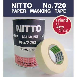 กระดาษกาวย่น เทปกระดาษ NITTO No.720 (นิตโต้ เทป)