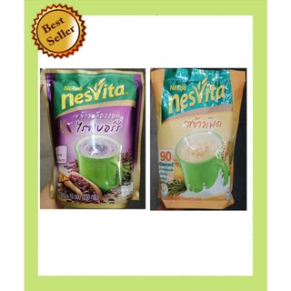 Nesvita เนสวีต้า​ รสข้าวกล้องงอกไรซ์เบอร์รี่​ รสข้าวโพด​ ขนาด​ 23​ กรัม​ X​ 12​ ซอง