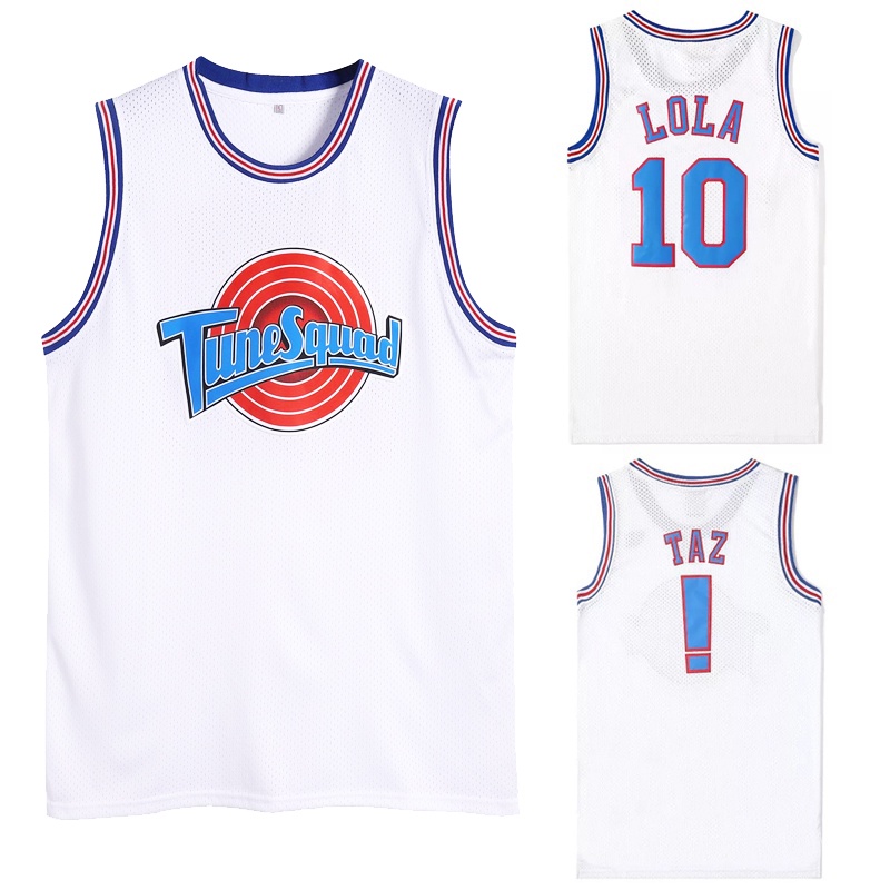 ชุดคอสเพลย์ Space Jam Tune Squad บั๊กส์ โลลา แรบบิท ทีมบาสเกตบอล Jersey และ Tops