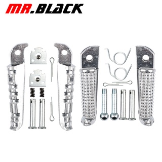 Motorcycle Front Rear Footrest Foot Pegs Pedal For YAMAHA FZ1 FZS600 FAZER FZ6 N/S FZ6R MT 03/25/125 YZF R25/R3/R125 TDM