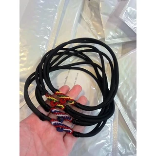 สร้อยถักห้อยพระ1ห่วง ปรับระดับได้4สี