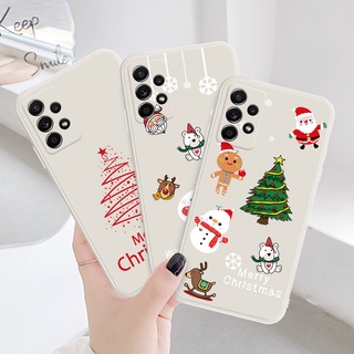 เคสซิลิโคนนิ่ม ลายต้นคริสต์มาส Tpa สําหรับ Samsung M22 A22 A20S A71 A51 A31 A21S Samsung A30 A20 A205 A305 A10S A12 A125 #H097