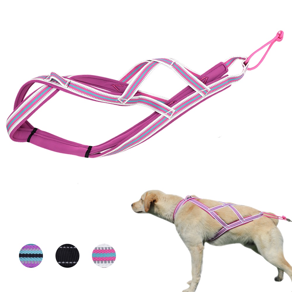 Sled Pro Harness Nylon Pulling Mushing Dog Harness Reflective X Back