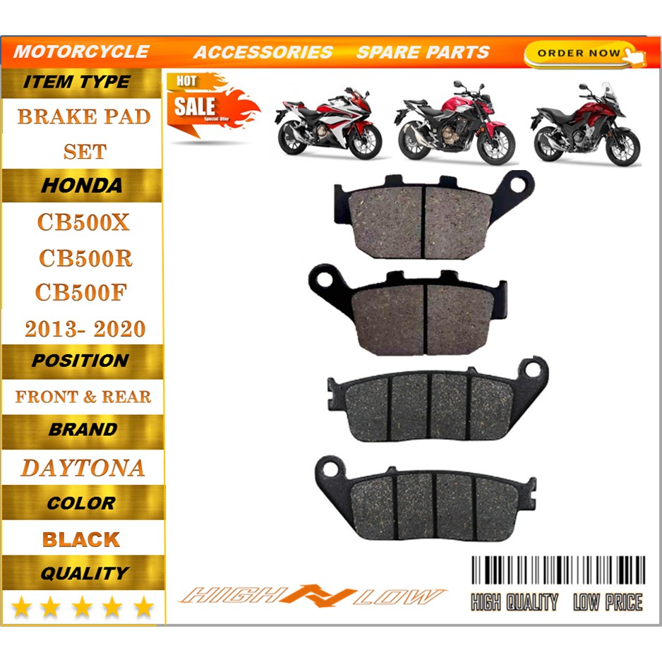 ผ้าเบรค HONDA CB500X CB500F CB500R ชุดจักรยานถนนคุณภาพสูงสุด