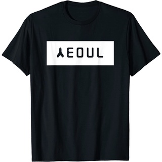 พร้อมส่ง เสื้อยืด พิมพ์ลาย Seoul South Hangeul City of Korea สไตล์เกาหลี