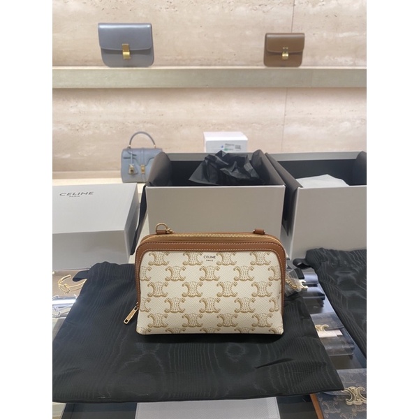 Celine clutch with chain