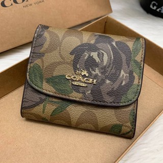 COACH FLORALPRINT SMALL WALLET