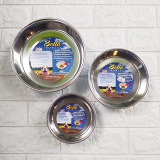 ชามอาหารสัตว์เลี้ยง  Loving Pets Bella bowls ที่มีฐานยางชิลิโคนป้องกัน อย่างดีไม่มีคว่ำหก เสียงร