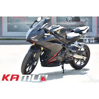 83.  ชุดเกียร์โยง KAMUI คาร์บอนแท้ ตรงรุ่น CBR250RR ปรับระดับพักเท้า หัวเกียร์พับได้ พักเท้าพับได้ เกียร์โยง CBR250 RR