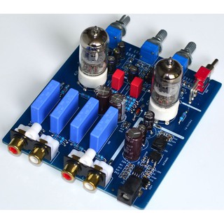 Fever HIFI bile preamp 6J1 tube with high and low sound adjustment HIFI audio amplifier preamplifier