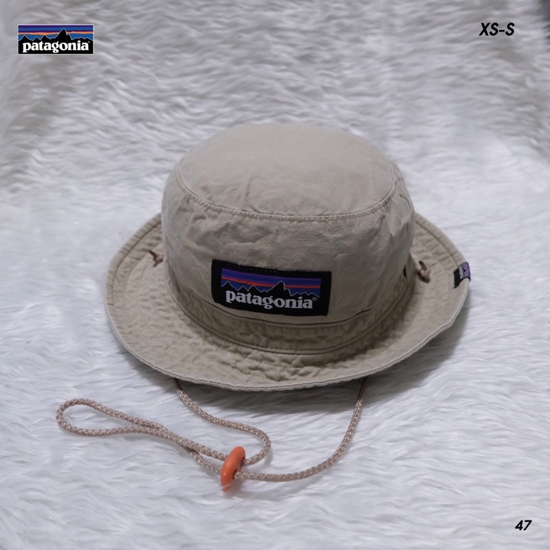 หมวกมือสองของแท้ Patagonia ทรงบักเก็ต หมวกเดินป่า หมวกแคมป์ สภาพใหม่