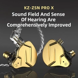 [ประกันศูนย์ไทย 6 เดือน] KZ ZSN Pro X หูฟัง 2 ไดรเวอร์ (1DD+1BA) เบสหนัก อินเอียร์ รุ่นใหม่