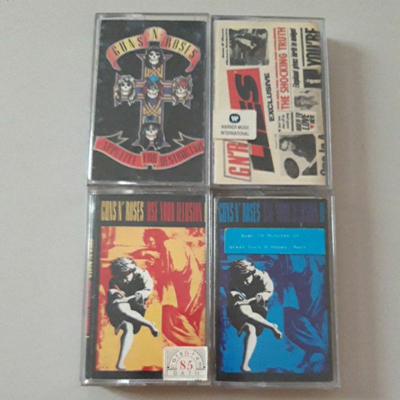 เทป Guns N' Roses 4 อัลบั้ม เทปลิขสิทธิ์แท้