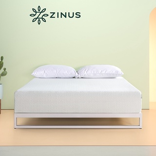 Zinus ที่นอนชาเขียว (สเปคนุ่ม) รุ่น Gill หนา 25cm. ขนาด 5 ฟุต *ฟรีหมอนหนุนใยสังเคราะห์ รับประกัน 10 ปี ส่งฟรี