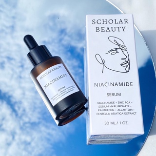 แพ๊คคู่ 5% Niacinamide 1% Panthenol 1% Zinc PCA เซรั่มลดสิว รอยสิว ผิวมัน Scholar Beauty ลดรอยสิว หน้ากระจ่างใส ครีม