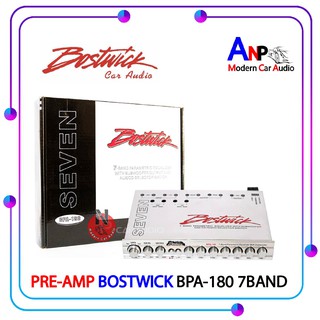 ปรีปรับเสียง PREAMP 7แบรนด์ เสียงดี BOSTWICK BPA-180 ปรีแอมป์รถยนต์