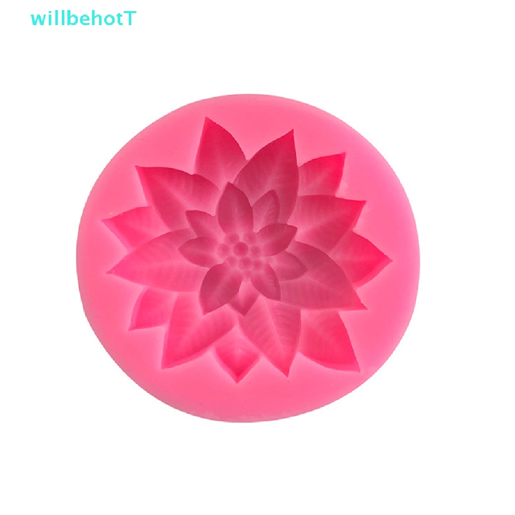 [WillbehotT] แม่พิมพ์ซิลิโคน รูปใบไม้ สําหรับทําเค้ก เบเกอรี่ คริสต์มาส DIY 1 ชิ้น