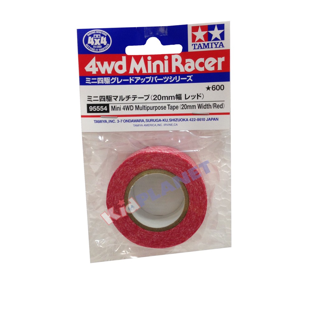 95554 TAMIYA  Mini 4WD Multipurpose Tape (20mm Width/Red)