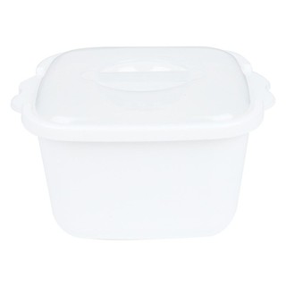 กล่องอาหารไมโครเวฟเหลี่ยม 0.92 ลิตร 4611  FOOD CONTAINER SQUARE 0.92L 4611 WHITE