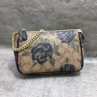 Coach Nolita สายรัดข้อมือ พิมพ์ลายดอกกุหลาบ