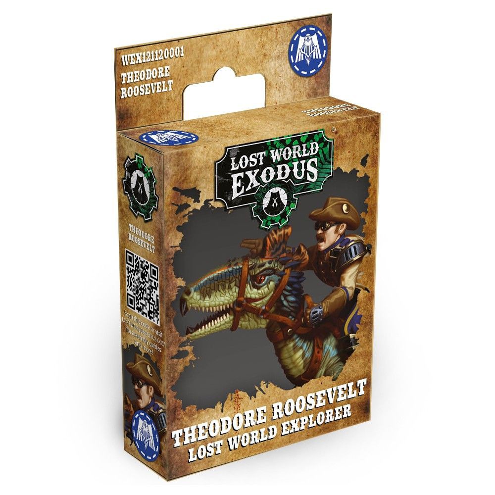 🔥มีของพร้อมส่ง🔥 Lost World Exodus Theodore Roosevelt - Lost World Explorer WEX121120001 โมเดลเรซิ่น 