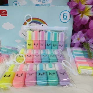 ชุดปากกาไฮไลท์Mini6สี