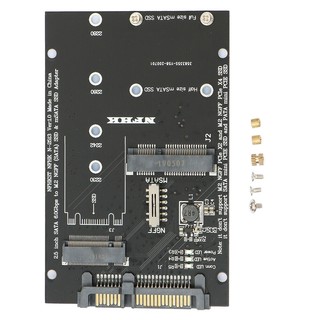 (สำหรับ m.2sataและMSATAเท่านั้น ไม่รองรับM.2 NVME)M.2 NGFF MSATA SSD to SATA 3.0 Adapter 2 in 1 Converter Card