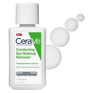 [ของแท้ 100%] CERAVE COMFORTING EYE MAKEUP REMOVER 4 fl.oz (118 ml.)