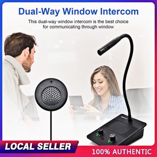 Daytech Window Intercom System ระบบลำโพงหน้าต่าง ระบบลำโพงอินเตอร์คอมสำหรับธนาคาร/สำนักงาน/สถานี WI09