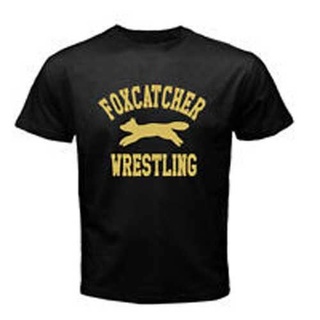 เสื้อยืดครอปเสื้อยืด พิมพ์ลายโลโก้ Foxcatcher WRESTLINGS-5XL