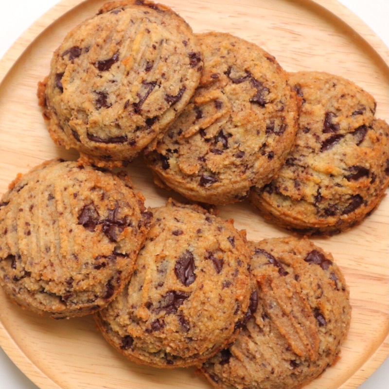 ❤️ Keto 100 % ❤️Keto Soft Chocolate chip Cookies คุกกี้นิ่มคีโตช็อกโกแลตชิพ ไม่แป้ง ไม่น้ำตาลทราย ไม