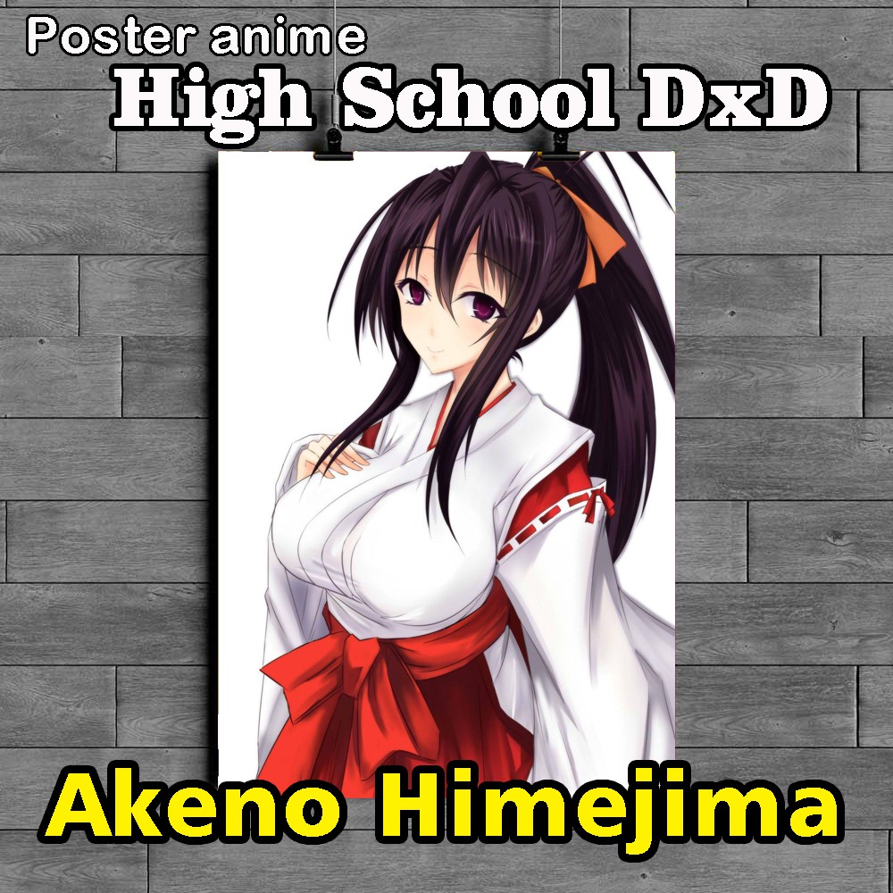โปสเตอร์ ลายการ์ตูนอนิเมะ High School dxd Akeno Himejima full Color Special คุณภาพสูง สําหรับตกแต่งบ้าน