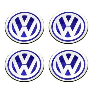 70mm. สติกเกอร์ VOLKSWAGEN สติกเกอร์ติดดุมล้อ สติกเกอร์เรซิ่น กว้าง 70 มิล.(7เซนติเมตร)